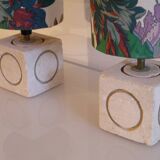 Pair of lamps made of Gard stone, 1970.