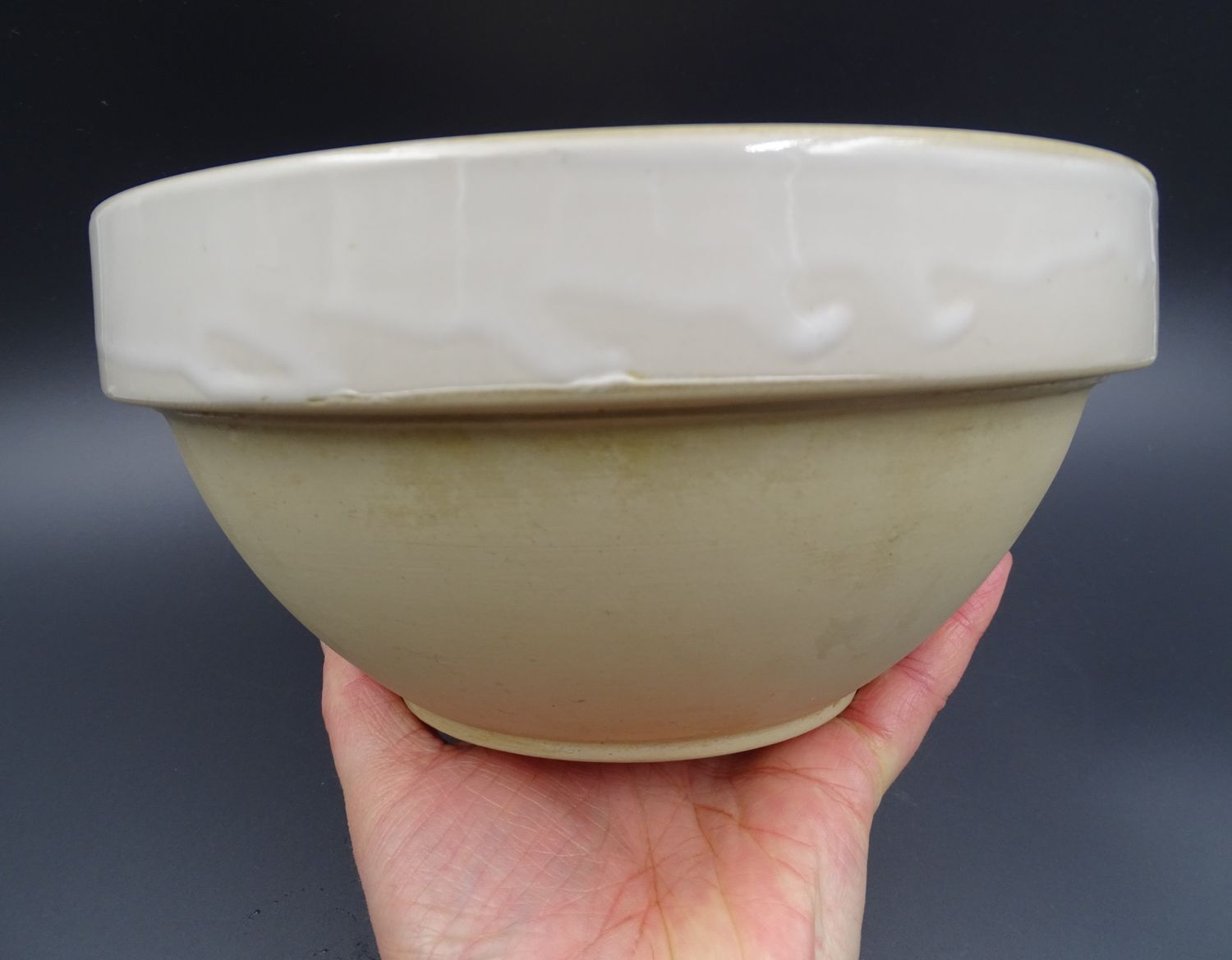 Culinary sandstone bowl or bowl - Digoin circa 1950