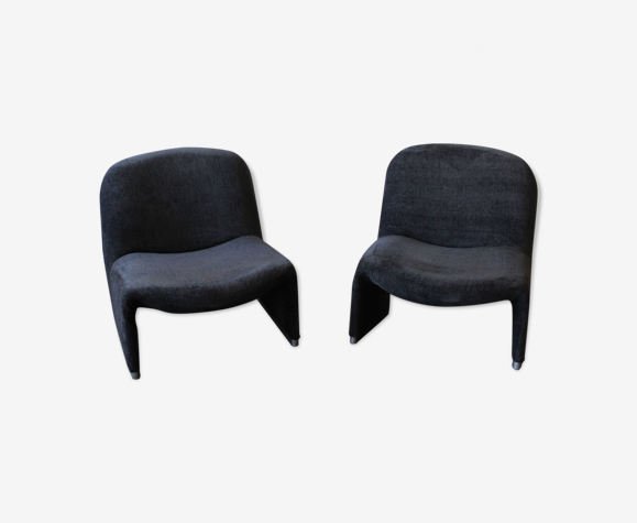 Paire de chauffeuse Alky par Giancarlo Piretti pour Castelli, 1969.