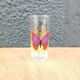 Verre papillon 70's