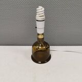 Holmegaard glass table lamp, by Michael Bang 1974 (Already discontinued in 1981) Model Meteor,