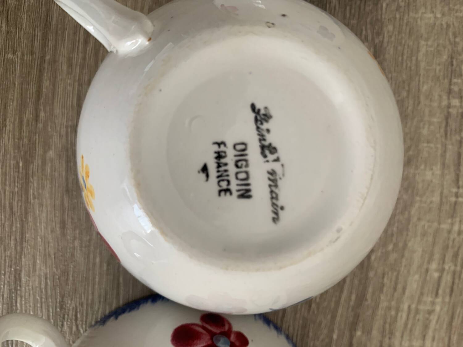Lot 16 tasses à café Digoin Mary Lou