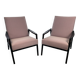 Set of 2 mid-century lounge chairs