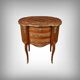 Petite Commode Coiffeuse en Acajou, style Transition – 1940