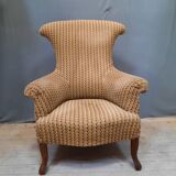 Fauteiuil toad upholstered Napoleon III