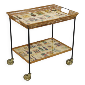 chariot de service vintage,