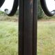 Parrot coat holder in curved wood - Art Nouveau