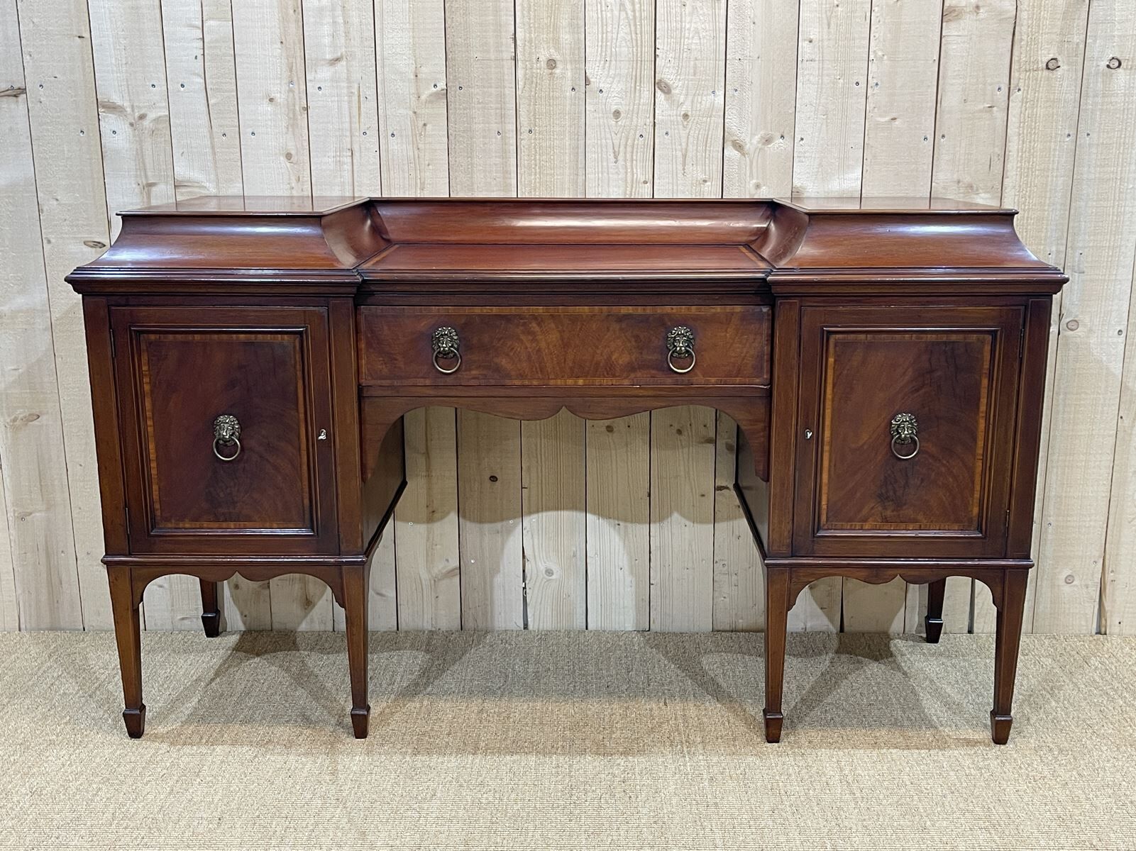 English mahogany service late nineteenth century