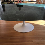 Knoll Saarinen table 244 cm green marble from the Alps