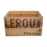 Transport case raw wood to the chicory Leroux