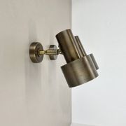 set of 2 Brass Spot elements ceiling wall Lights by OMI Lighting Germany, 1970s