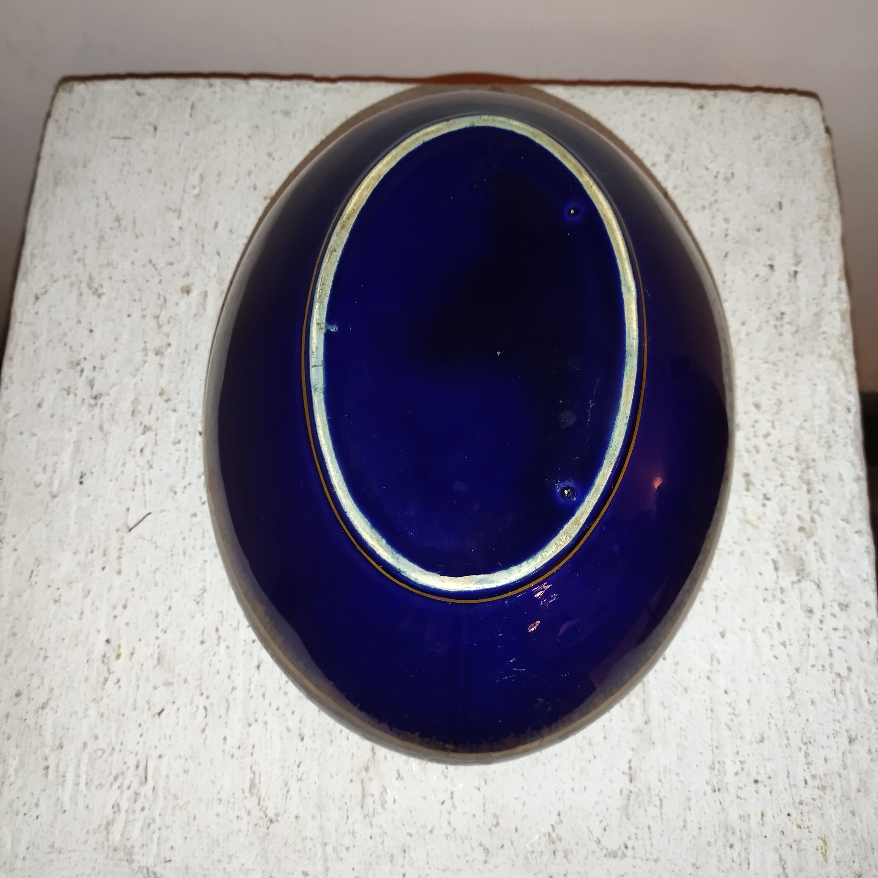 Planter vase or potenware cache enamels art-nouveau 1900