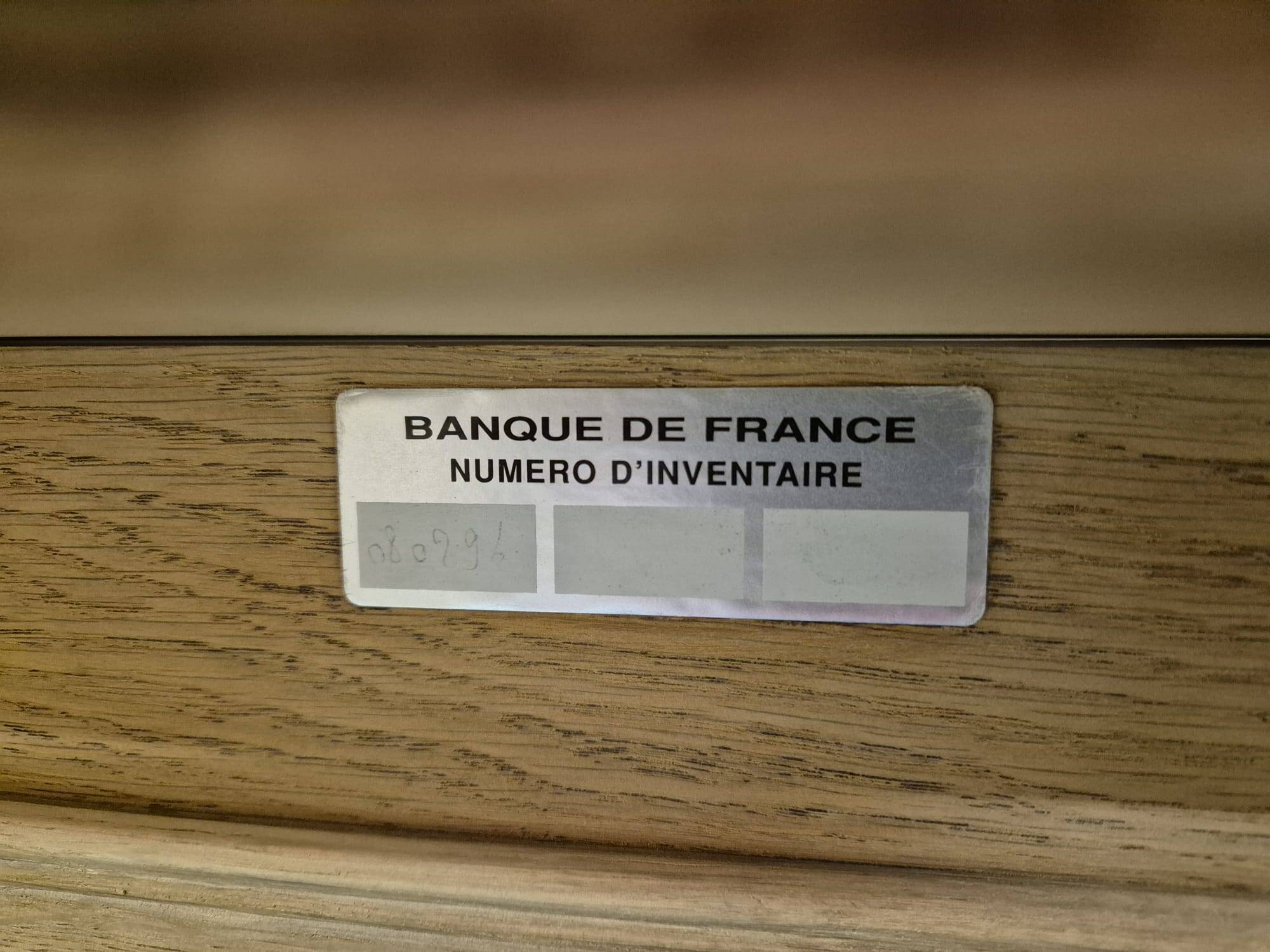 Ancienne table Banque de France