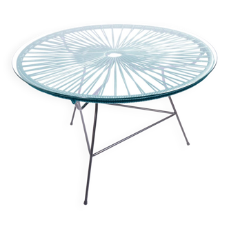 Zipolite ocean blue coffee table