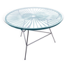 Zipolite ocean blue coffee table