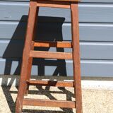 Dark oak high stool 650mm