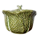 Vintage soup tureen cabbage in faience