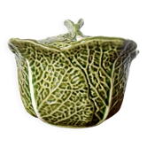 Vintage soup tureen cabbage in faience