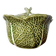 Vintage soup tureen cabbage in faience