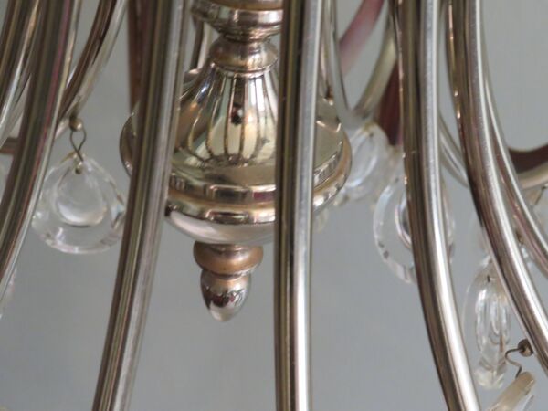 Lustre Stilkronen par Oscar Torlasco Italie 1970