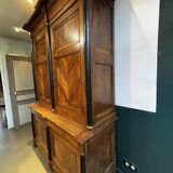 2-part sideboard with ringed half columns, Empire style