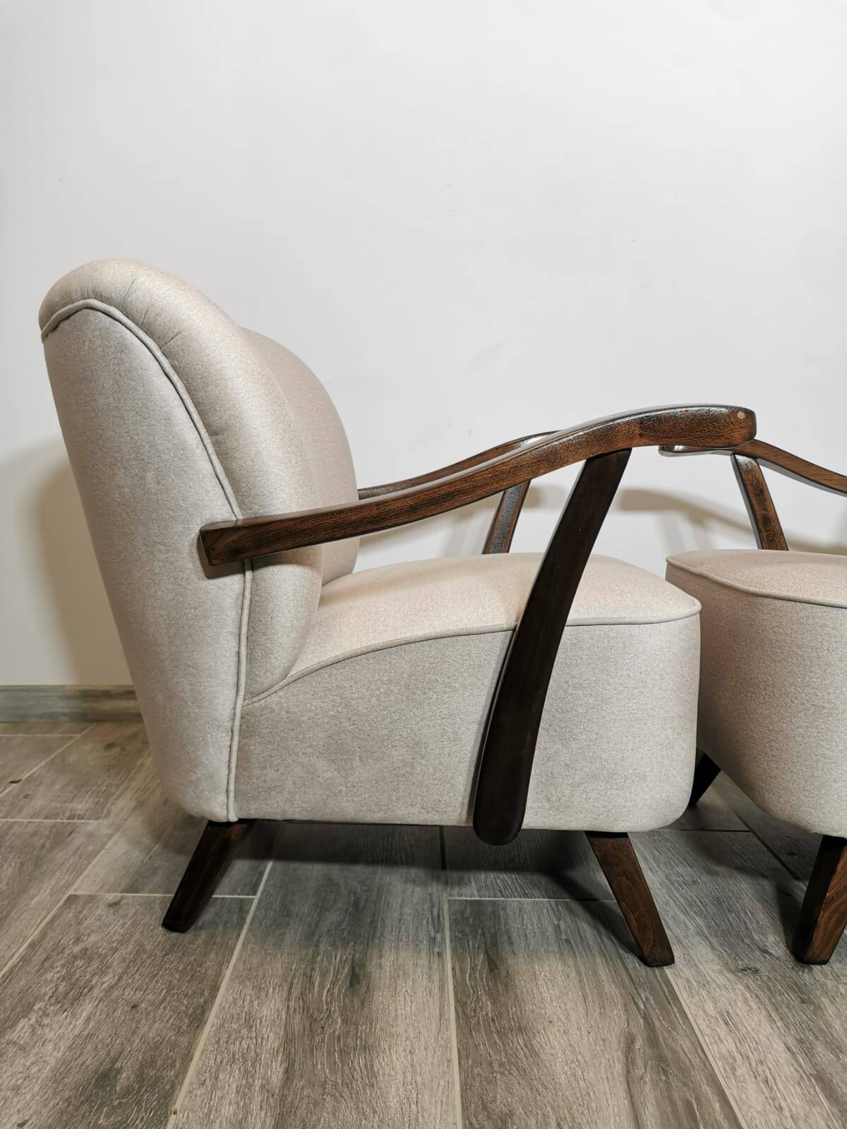 Mid-Century Armchairs, Set of 2