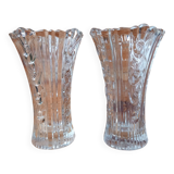 Duo de  vases en verre