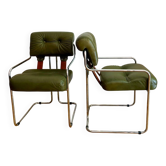 Paire de fauteuils “Tucroma” pour Hermes Faleschini par I4 Mariani. Italie, 197.