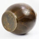 Art deco french dinanderie brass evolution vase by Paul Louis Mergier