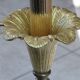 Bronze and blue porcelain floor lamp from the early 20th century.