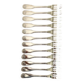 Christofle France ,12 fourchettes à gâteaux dessert 1970/1980 état neu