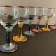 6 verres à digestif soufflés verrerie italienne Venise, Murano, A. Dal Borgo