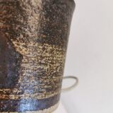 Danish ceramic table lamp, estimated 1960s. Produced by Axella and designed by Axel Larsen.