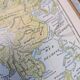 Physical Asia. Geographical plate printed in 1900.
