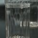Baccarat servant condiments oiler vinegar mustard crystal silver metal