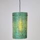 Green Polyester Sugar Tube Pendant Lamp by John and Sylvia Reid for Rotaflex, 1960s