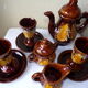 Service has coffee Vallauris mazagran