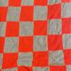 Vintage Granny Square Crochet Wool Throw