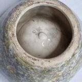Empty pocket in vintage glazed ceramic signed "Gelb"
