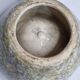 Empty pocket in vintage glazed ceramic signed "Gelb"