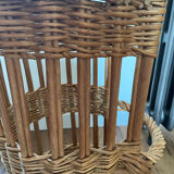 Vintage wicker bread basket