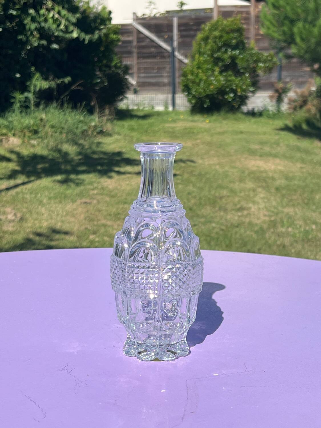 Baccarat crystal liqueur carafe - Le Creusot 19th century