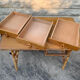Rattan desk and chair 1960