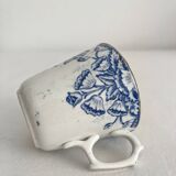 Antique ironstone coffee cup “Floral” Saint Amand
