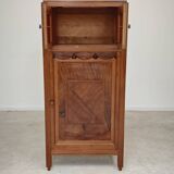 Antique wooden gramophone sideboard Art Deco France 1950