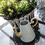 Peppermint and gold "cafetiere" watering can