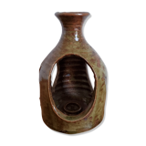 Pyrite sandstone candle holder