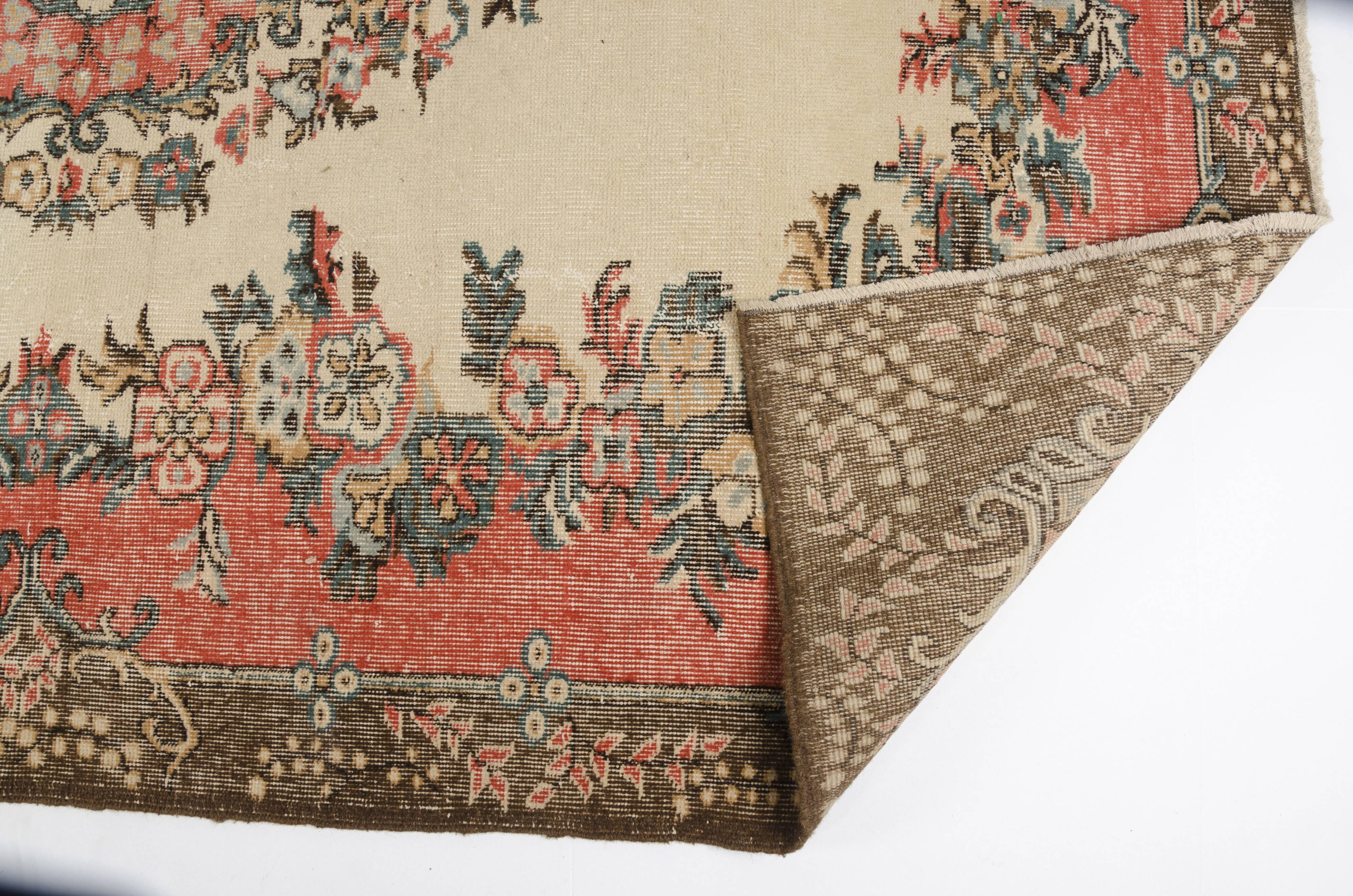 Floor Vintage Wool Vintage Rug sku 2646