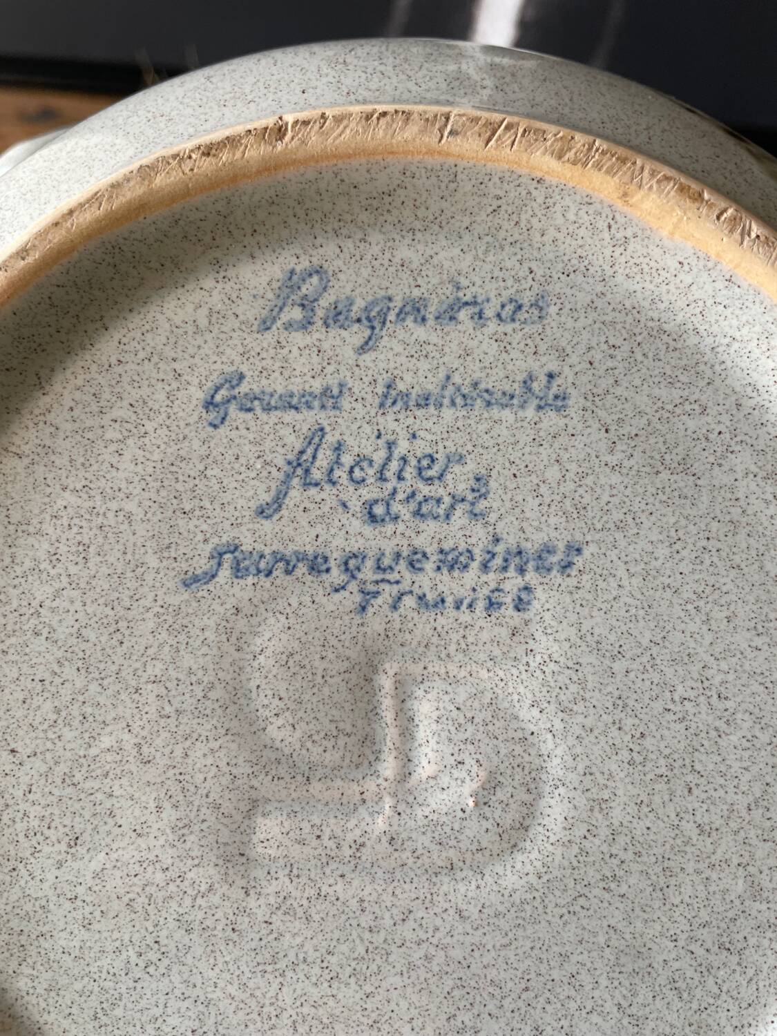 Vintage stoneware soup tureen
