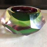 Cendrier en verre de Murano par Flavio Poli, Italie circa1960